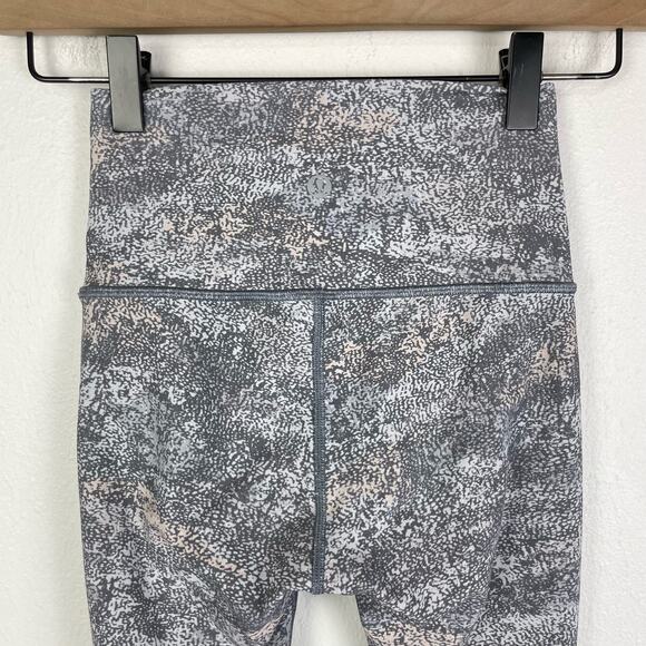 Lululemon | Wunder Under High Rise Tight 28"  Full-On Luxtreme Gray Pink Legging - Picture 6 of 8
